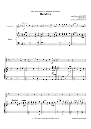 Rondeau - Bridal Fanfare - Trumpet and Piano - C major