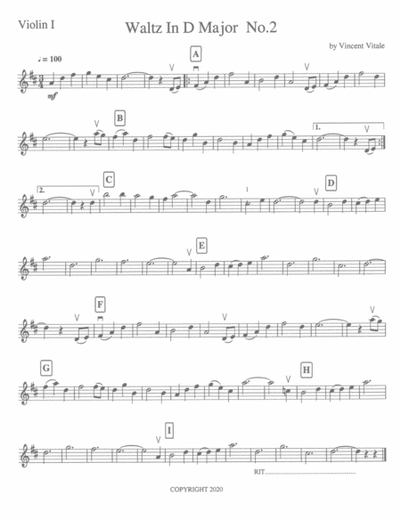 WALTZ IN D MAJOR No.2 (easy) image number null