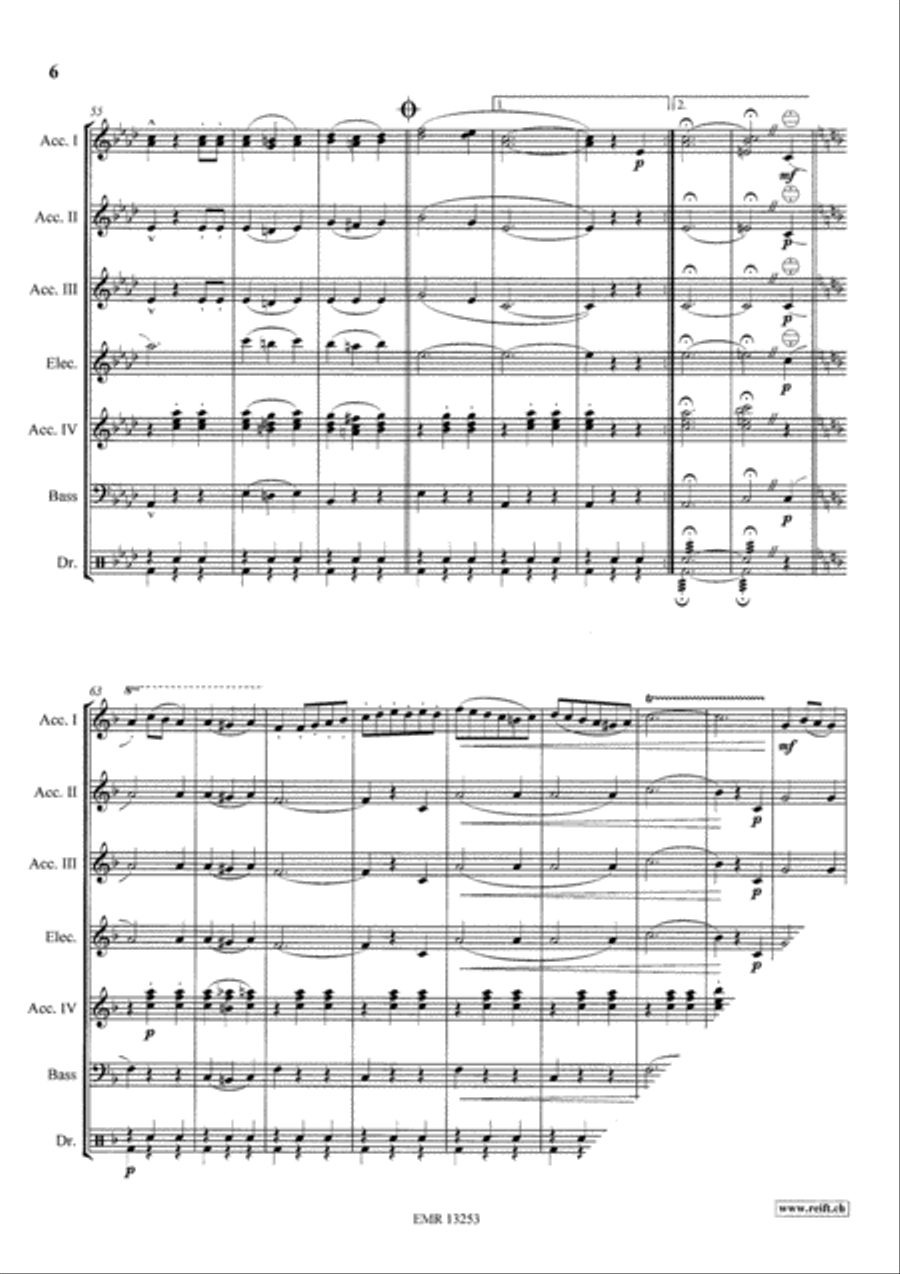 Les Cloches du Hameau Les Cloches du Hameau Accordion scores gallery preview page 6