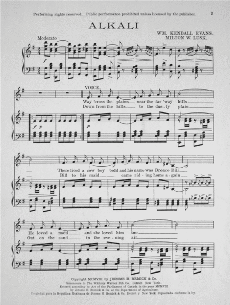 The Prince of Parcheesi. A Musical Comedy. Alkali Voice scores gallery preview page 2
