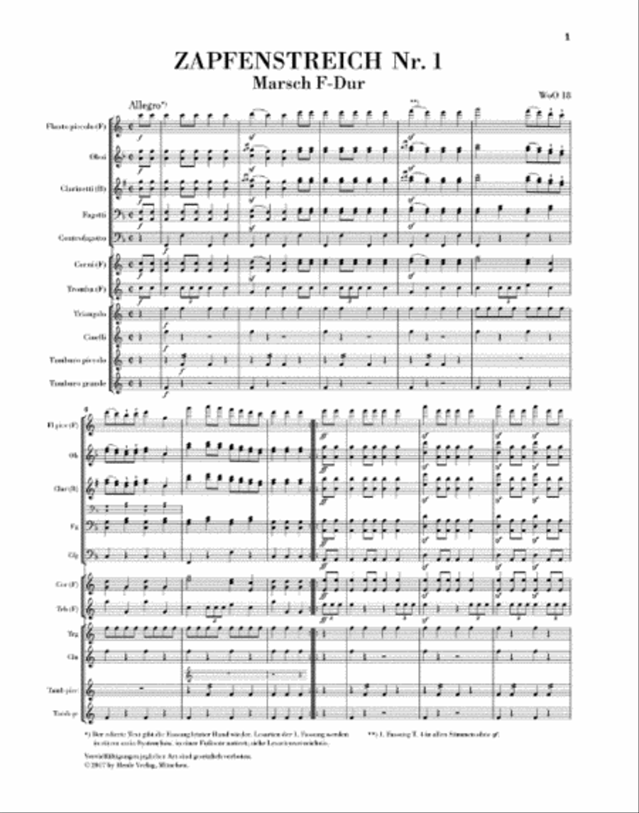 Werke für Militärmusik und Panharmonikon Score scores gallery preview page 3