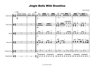 Jingle Bells With Drumline (Drumline Cadence)
