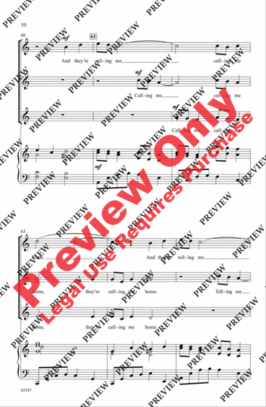 In the Dark of Midnight In the Dark of Midnight Women's Choir scores gallery preview page 10