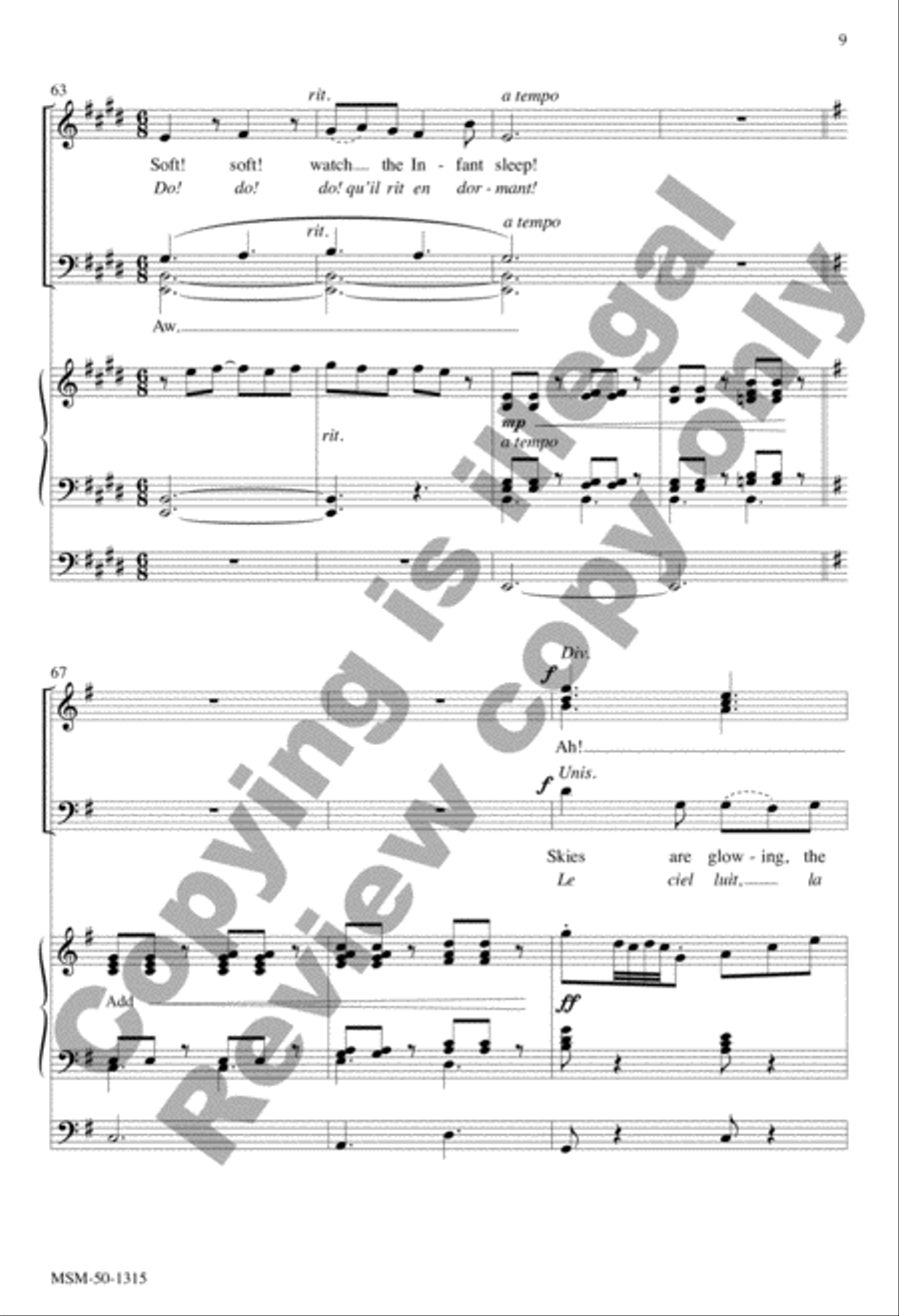 Bring a Torch, Jeanette, Isabella 4-Part scores gallery preview page 9