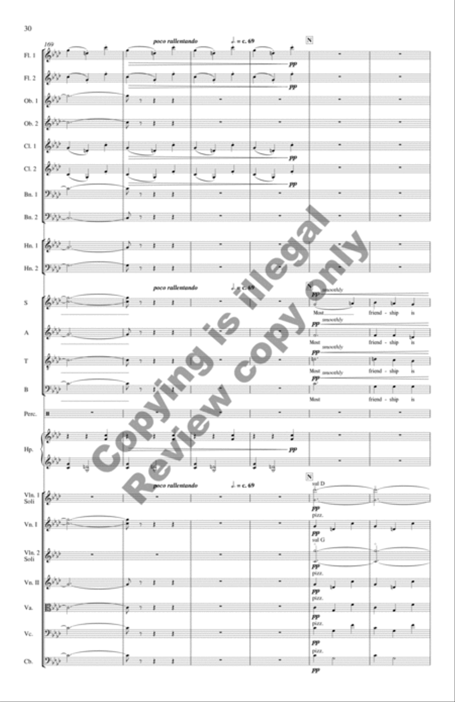 Blow, Blow, Thou Winter Wind (Orchestra Score) Choir scores gallery preview page 16