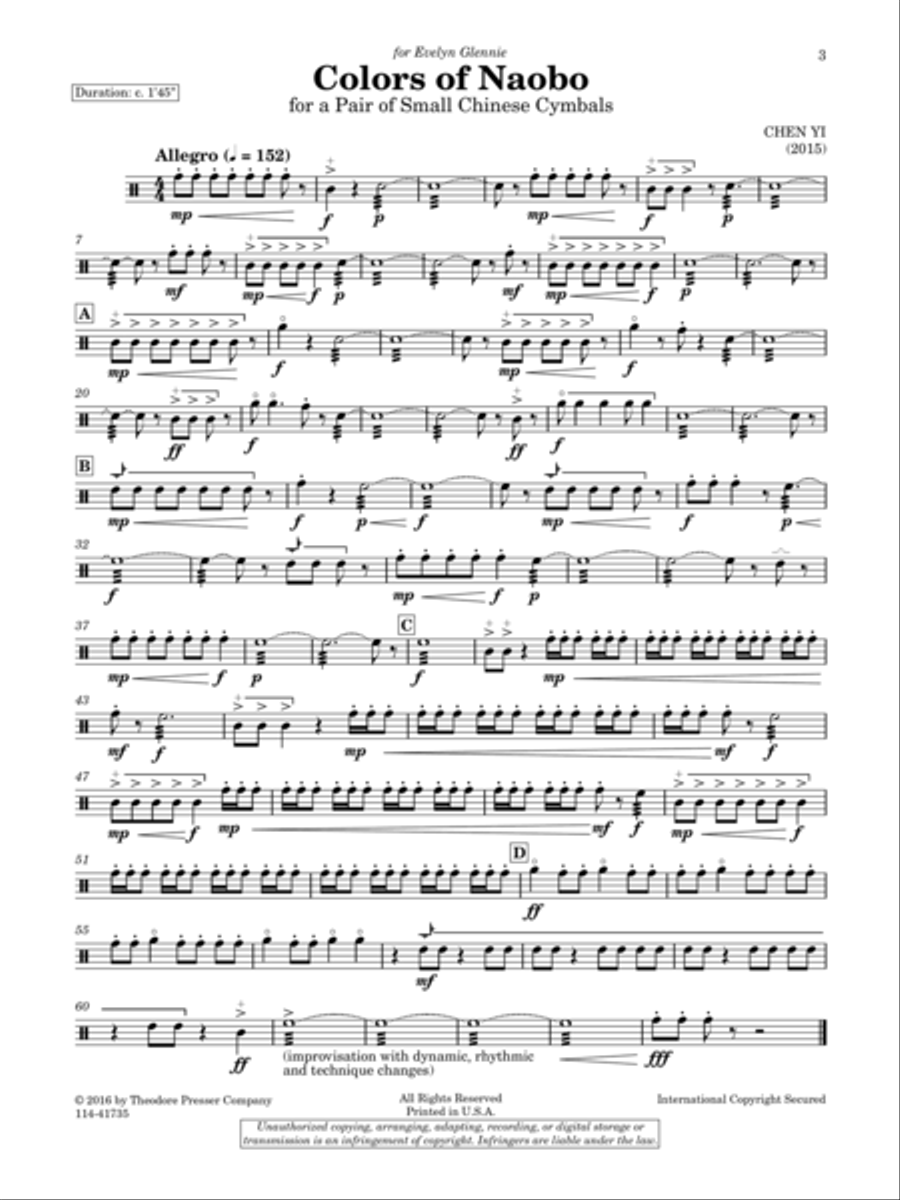 Colors Of Naobo Colors Of Naobo Chamber Music scores gallery preview page 2