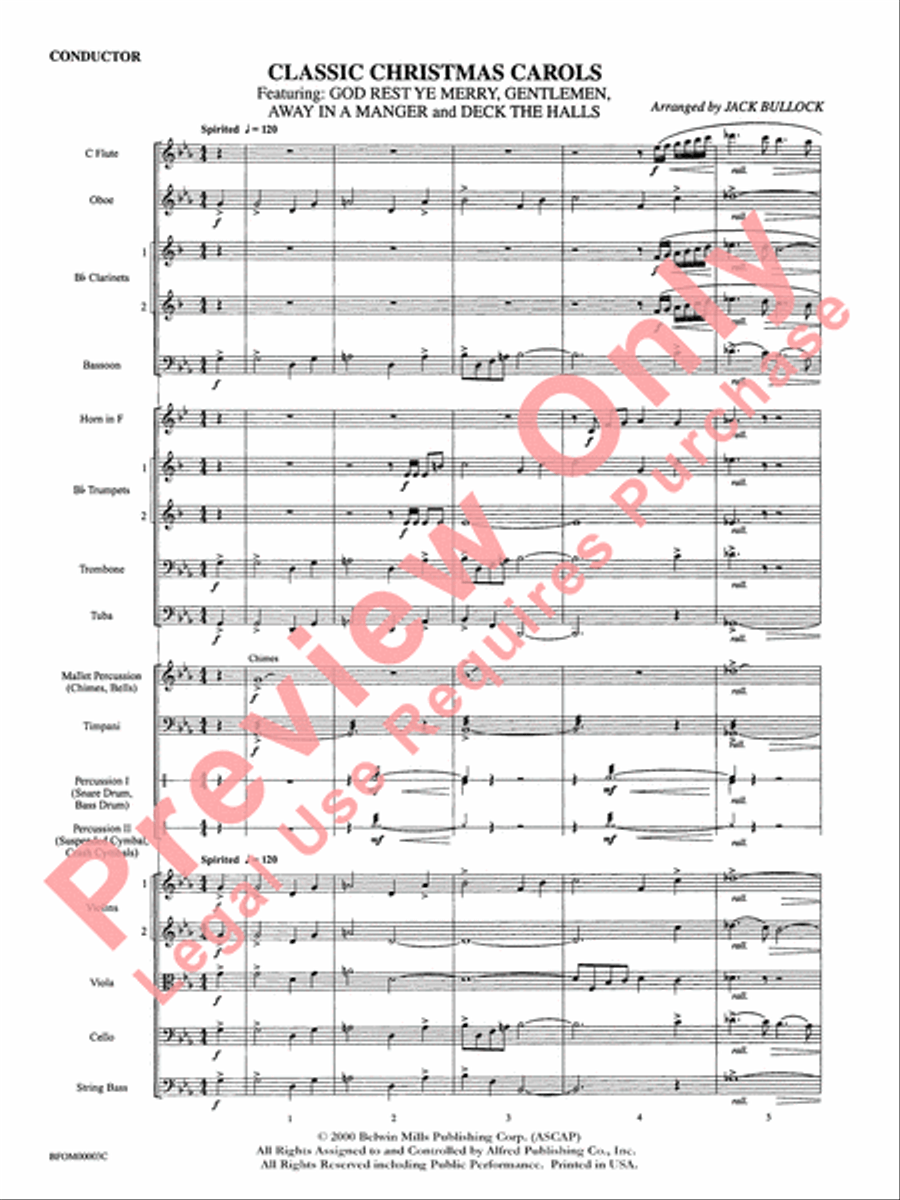 Classic Christmas Carols Classic Christmas Carols Full Orchestra scores gallery preview page 4