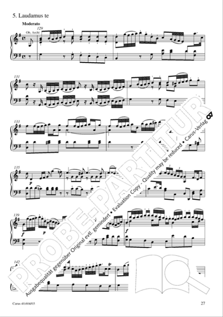 Grosse Mariazeller Messe in C 4-Part scores gallery preview page 36
