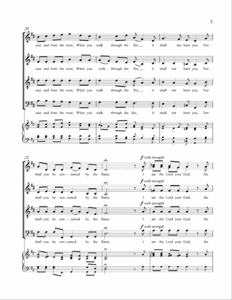 Do not fear 4-Part scores gallery preview page 4