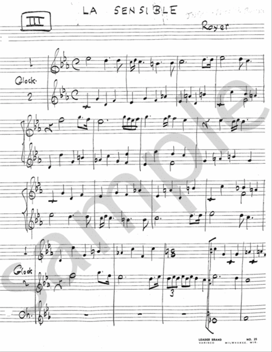 Four French Baroque Pieces Percussion Ensemble scores gallery preview page 5