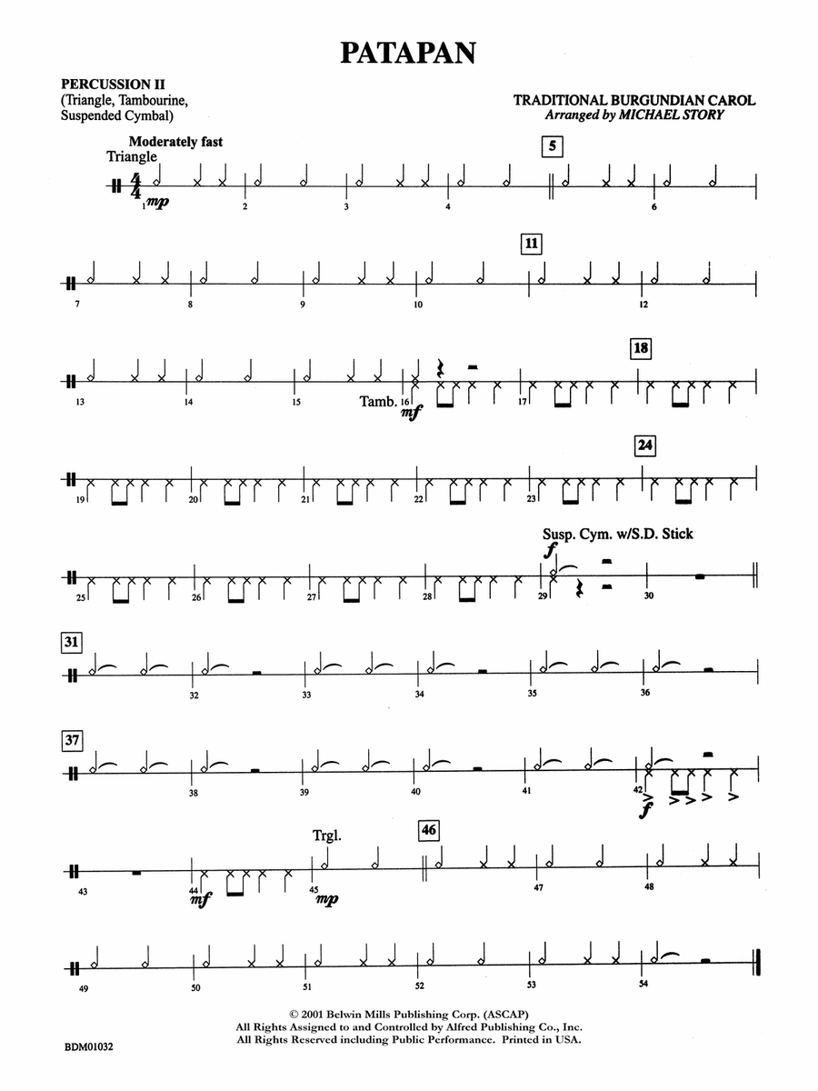 Patapan: 2nd Percussion