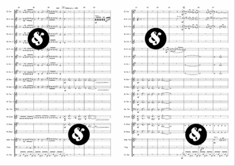 Mamma Mia! Brass Band scores gallery preview page 5