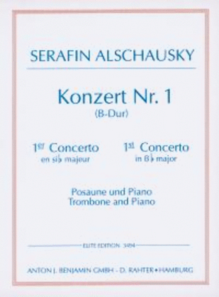 Book cover for Trombone Concerto 1 in B Flat Major