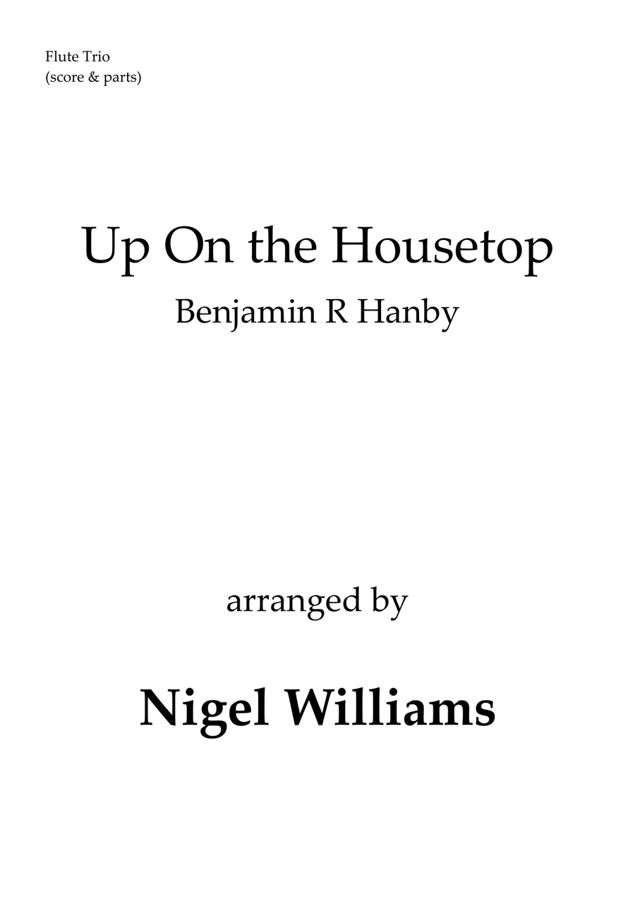 Up On the Housetop Flute Trio scores gallery preview page 1
