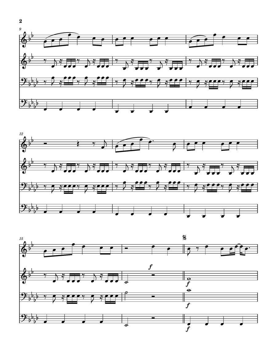 Nice To Meet You Nice To Meet You Brass Quartet scores gallery preview page 3