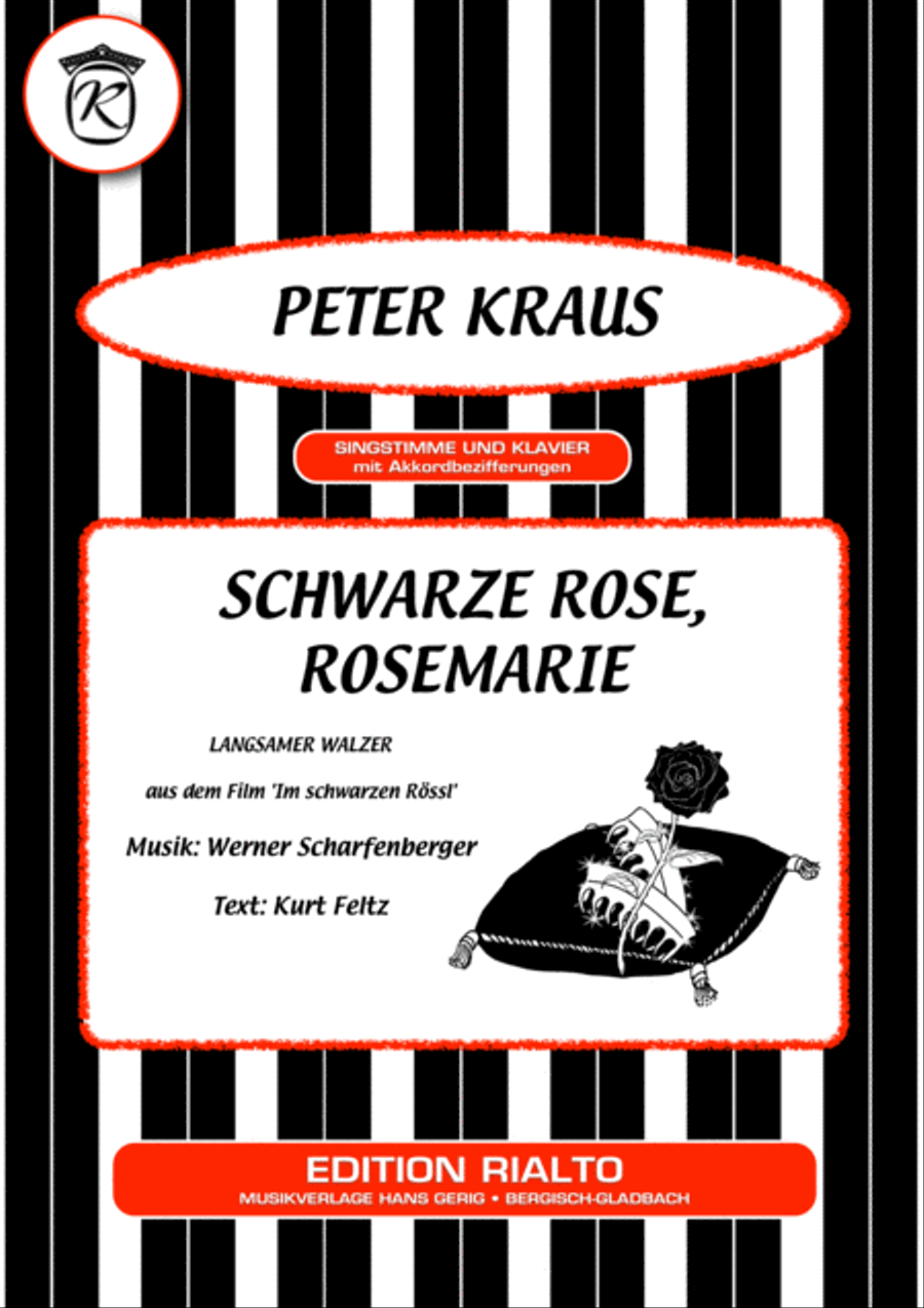 Schwarze Rose, Rosemarie Piano, Vocal, Guitar scores gallery preview page 1