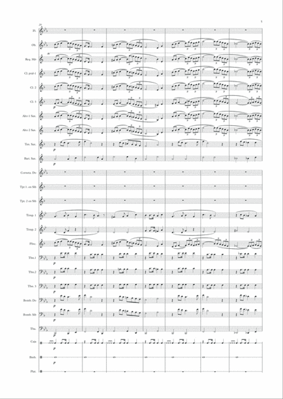 Maria Stma. De la Salud Maria Stma. De la Salud Concert Band scores gallery preview page 5