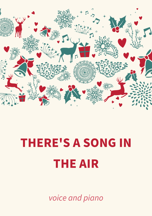Book cover for There's a song in the air