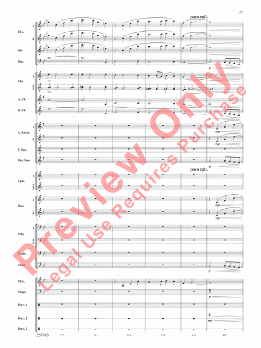Cotton Ferry Expedition Concert Band scores gallery preview page 28