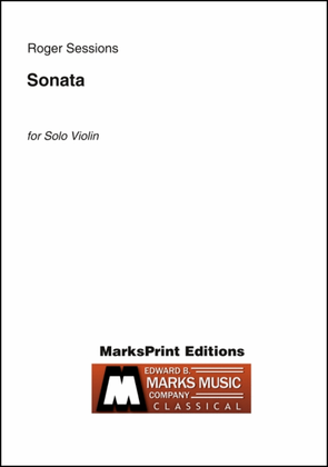 Book cover for Sonata for Solo Violin
