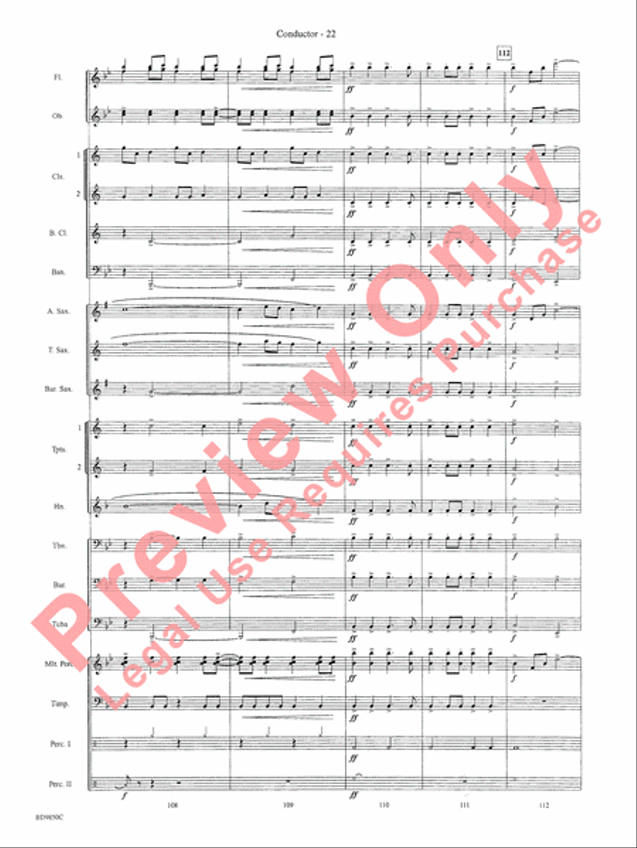 On the Rising Winds Concert Band scores gallery preview page 25