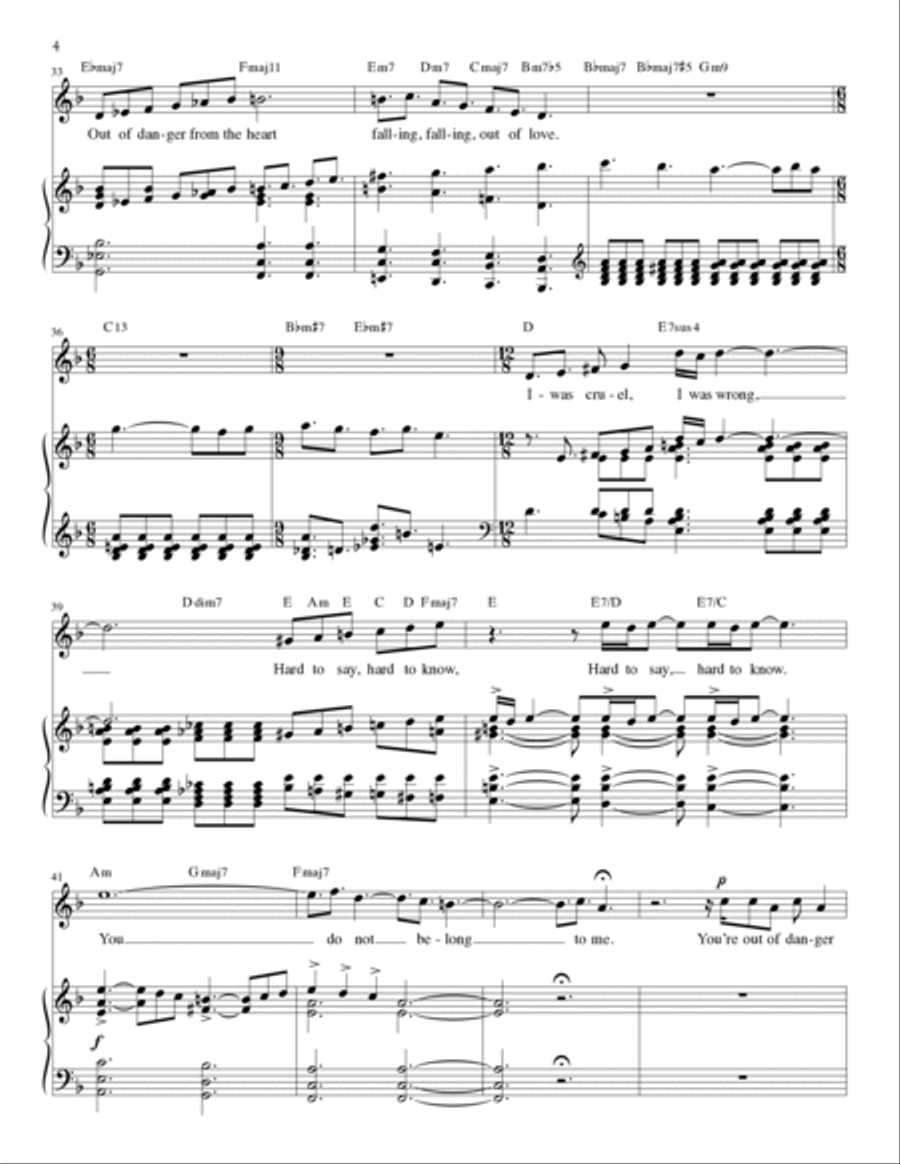 Cabaret Songs Voice scores gallery preview page 6