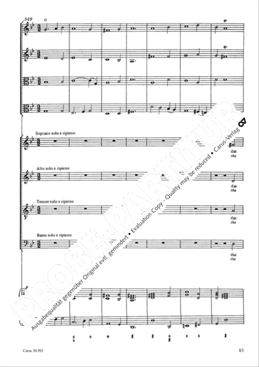 My beloved, you are fair (Meine Freundin, du bist schon) 4-Part scores gallery preview page 86