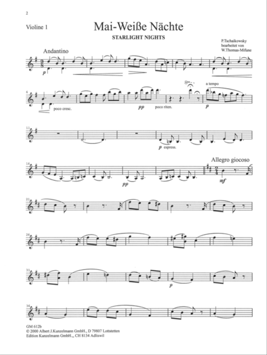 The seasons for string quartet, Volume 2 String Quartet scores gallery preview page 2