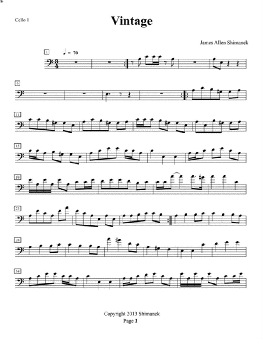 Vintage String Trio scores gallery preview page 6