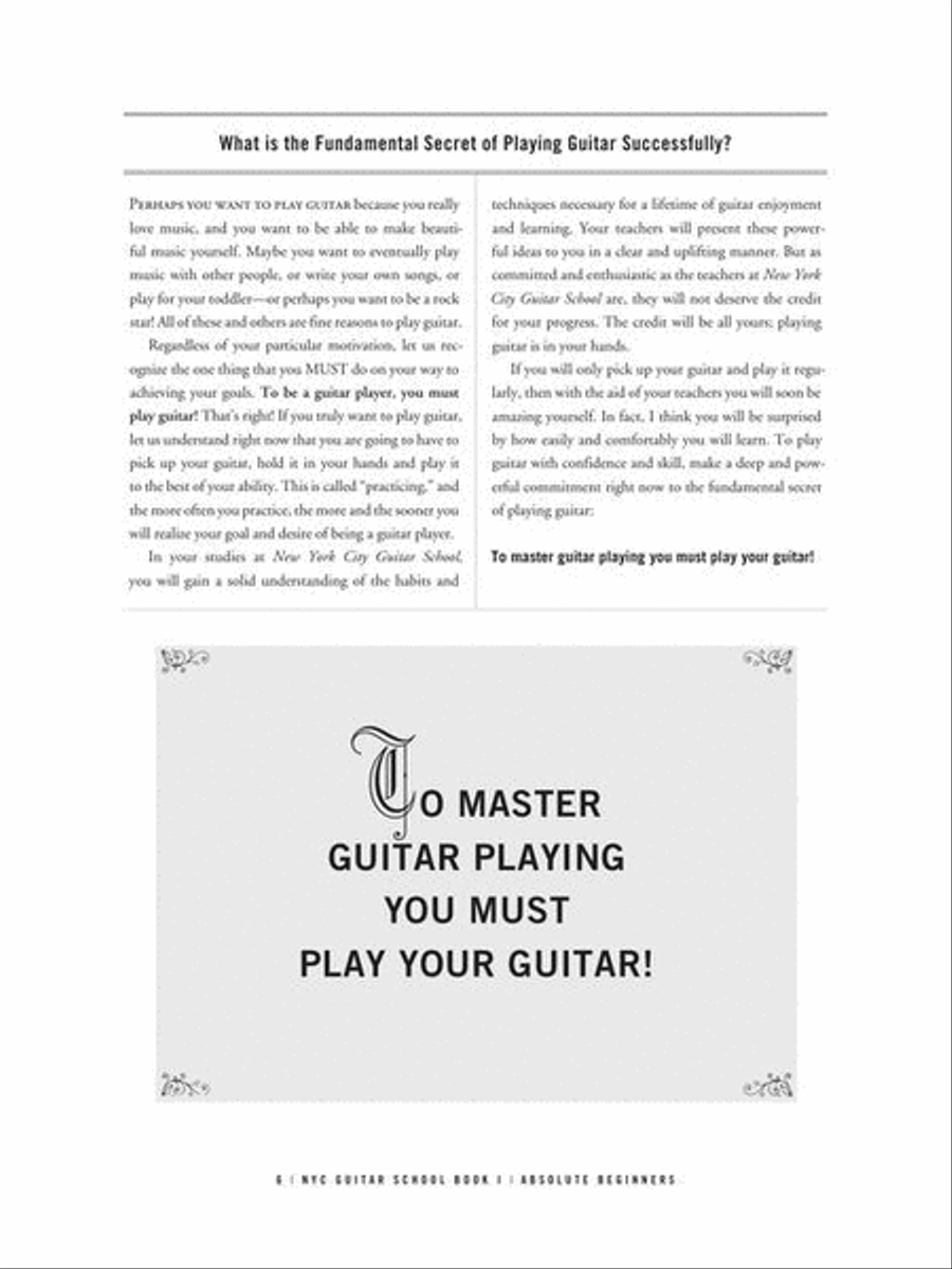 NYC Guitar School Book 1 NYC Guitar School Book 1 Guitar scores gallery preview page 6