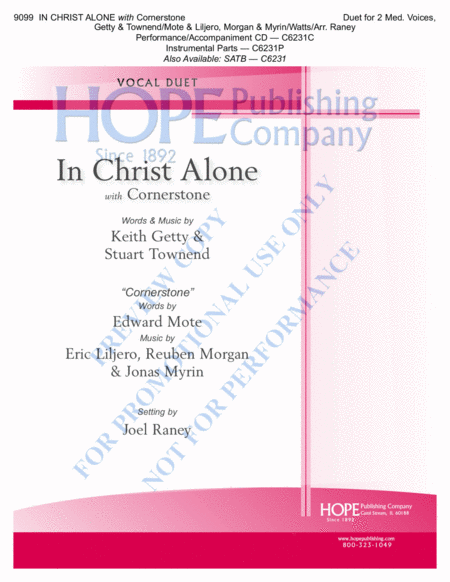In Christ Alone with Cornerstone