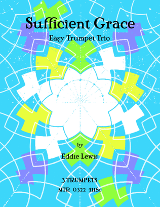 Book cover for Sufficient Grace - Easy Trumpet Trio