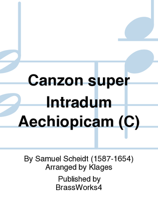Canzon super Intradum Aechiopicam (C)