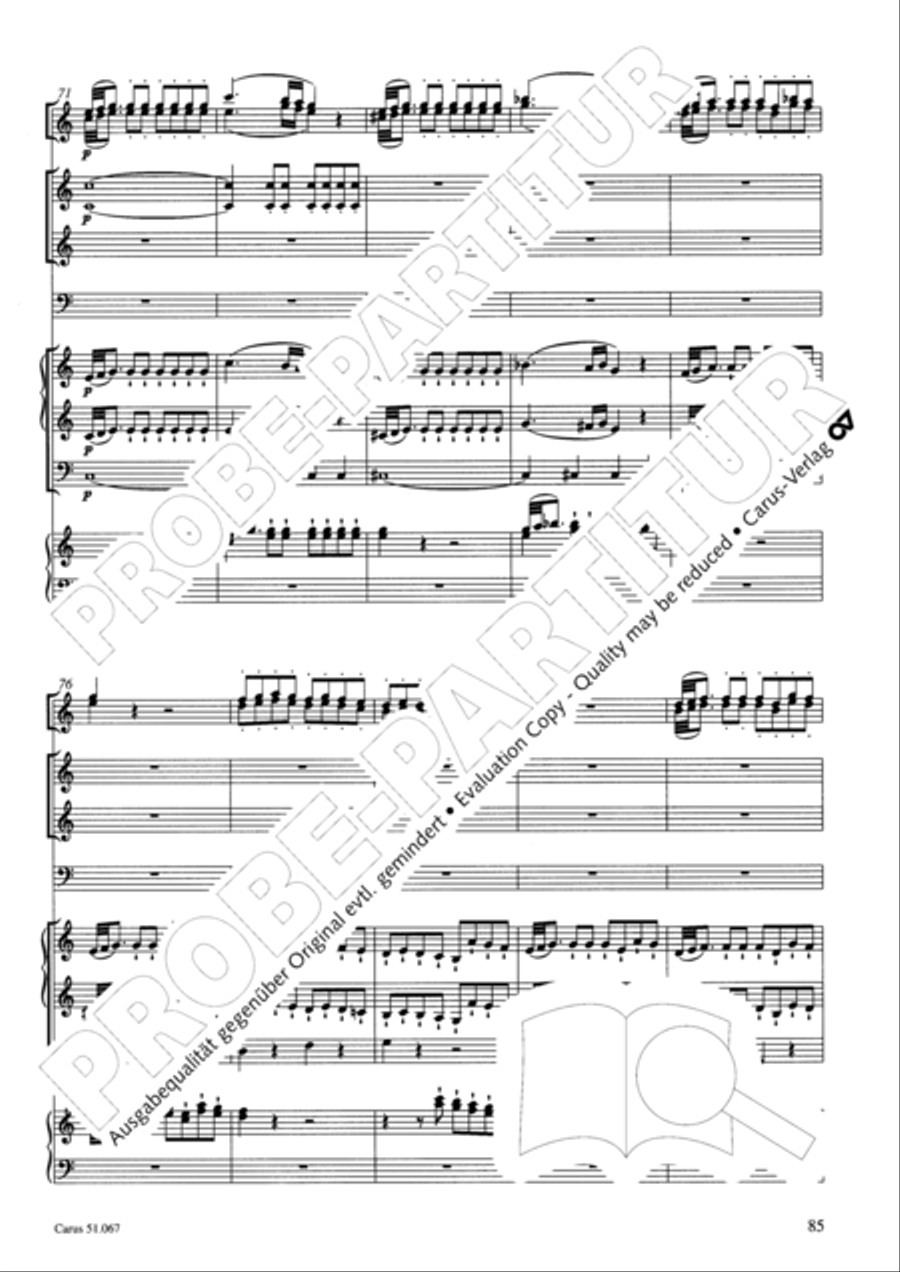 Church Sonatas Collection / Songbook scores gallery preview page 86