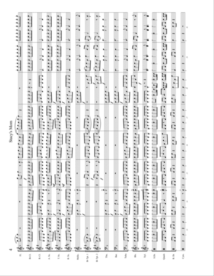 Stacy's Mom Marching Band scores gallery preview page 6