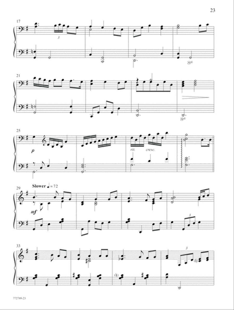 Playing the Psalms Playing the Psalms Piano Solo scores gallery preview page 13