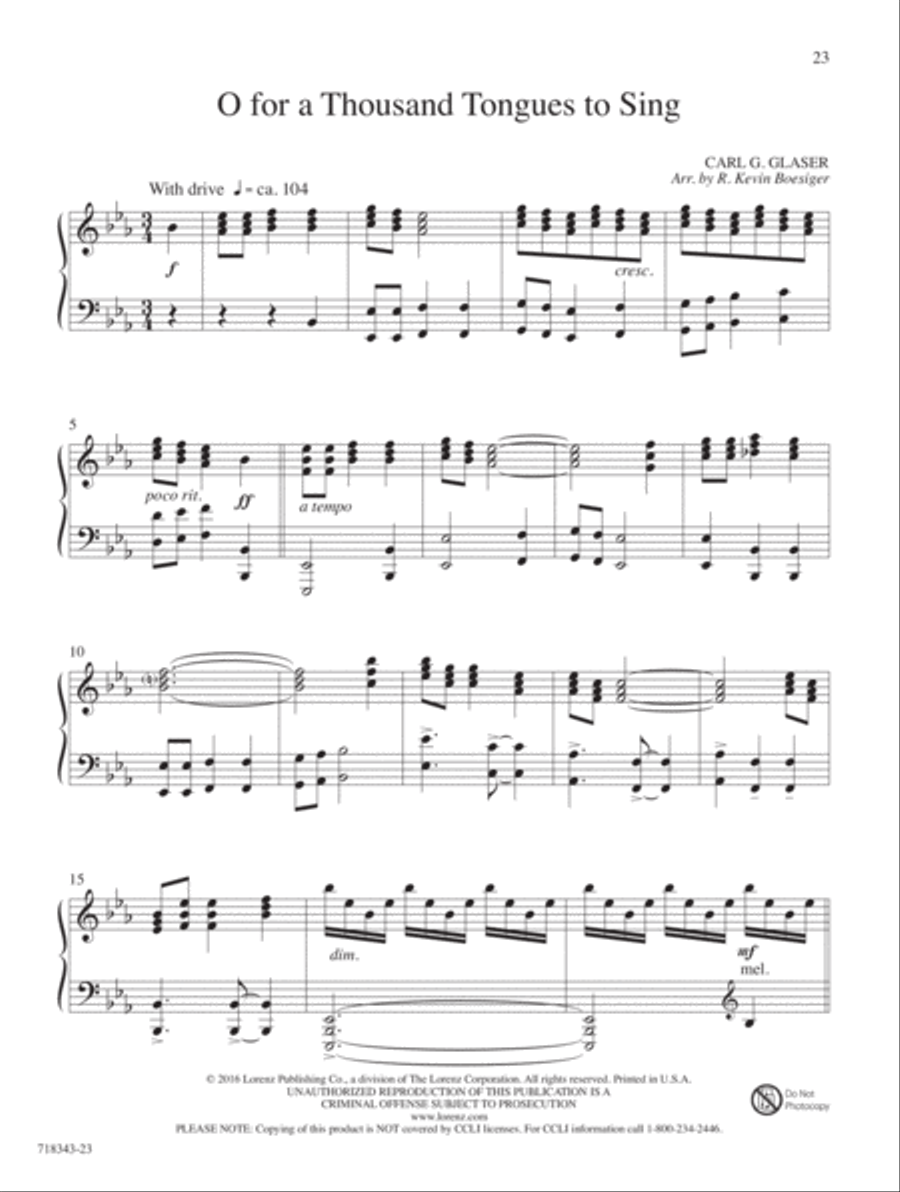 My Redeemer Piano Solo scores gallery preview page 13