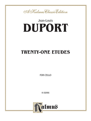Book cover for Twenty-one Etudes