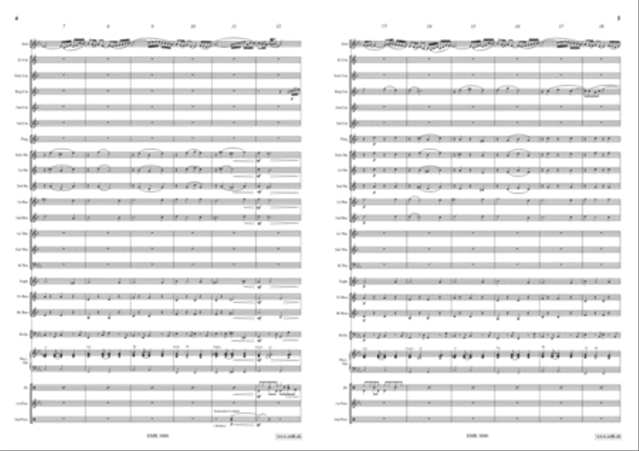 Concerto Pour Une Voix Brass Band scores gallery preview page 4
