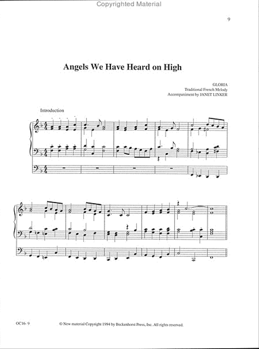 The Last Verse for Christmas Organ scores gallery preview page 6