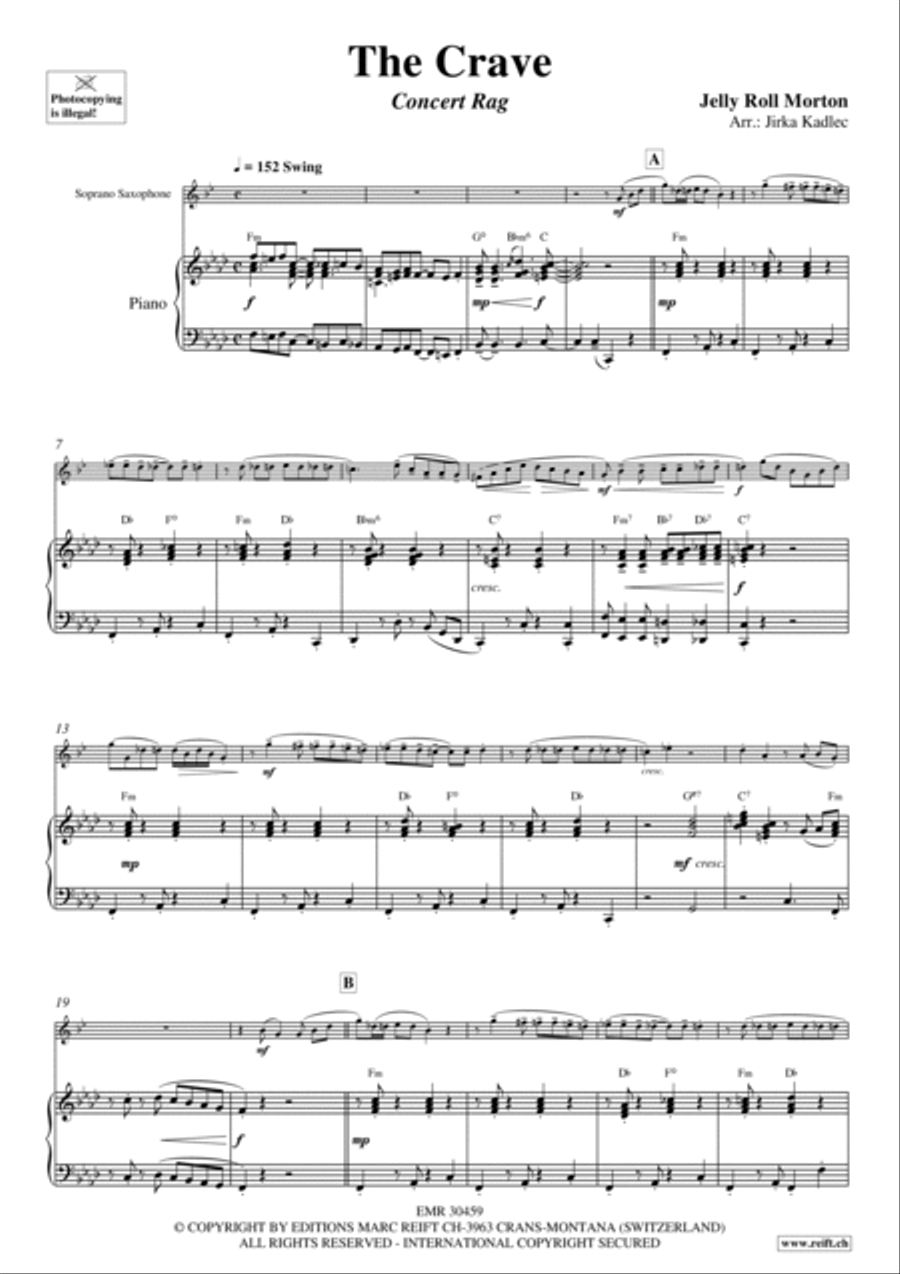 The Crave The Crave Soprano Saxophone scores gallery preview page 4