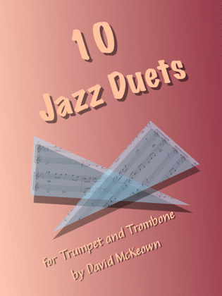 Book cover for 10 Jazz Duets for Trumpet and Trombone