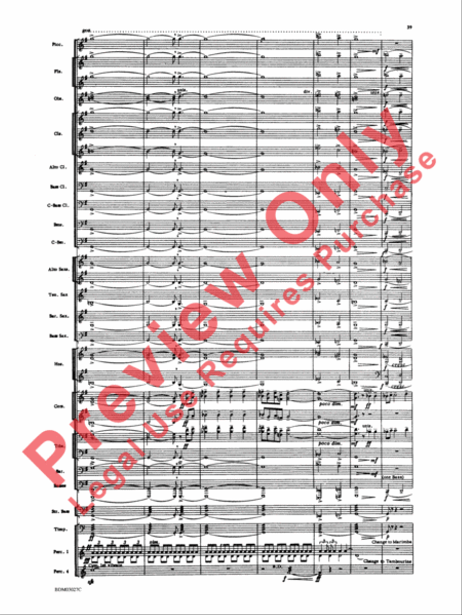 La Fiesta Mexicana Concert Band scores gallery preview page 42