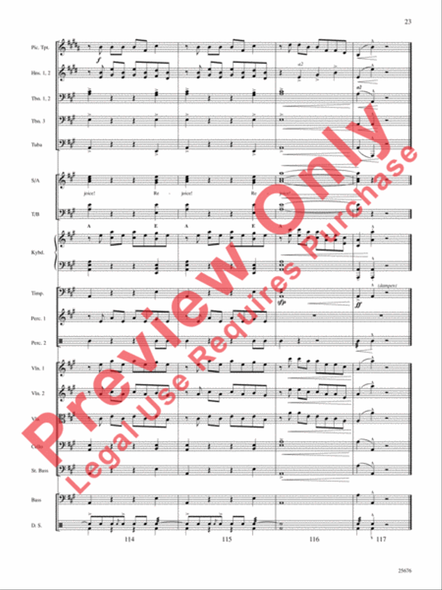 Good Christian Men, Rejoice Medley Good Christian Men, Rejoice Medley Choir scores gallery preview page 24