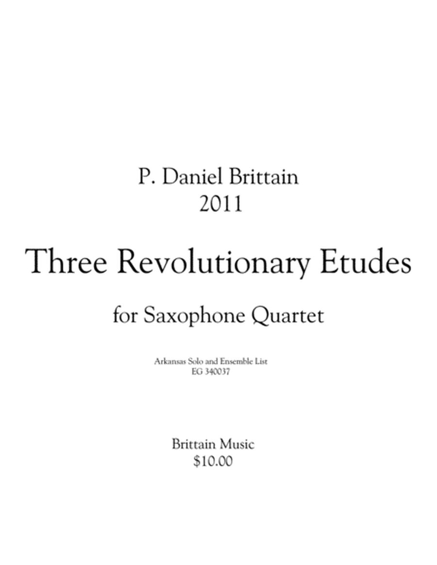 Three Revolutionary Etudes