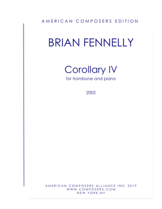 [Fennelly] Corollary IV