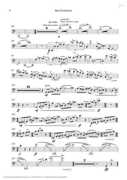 Entia Imaginaria (Bass Trombone & Piano version) image number null