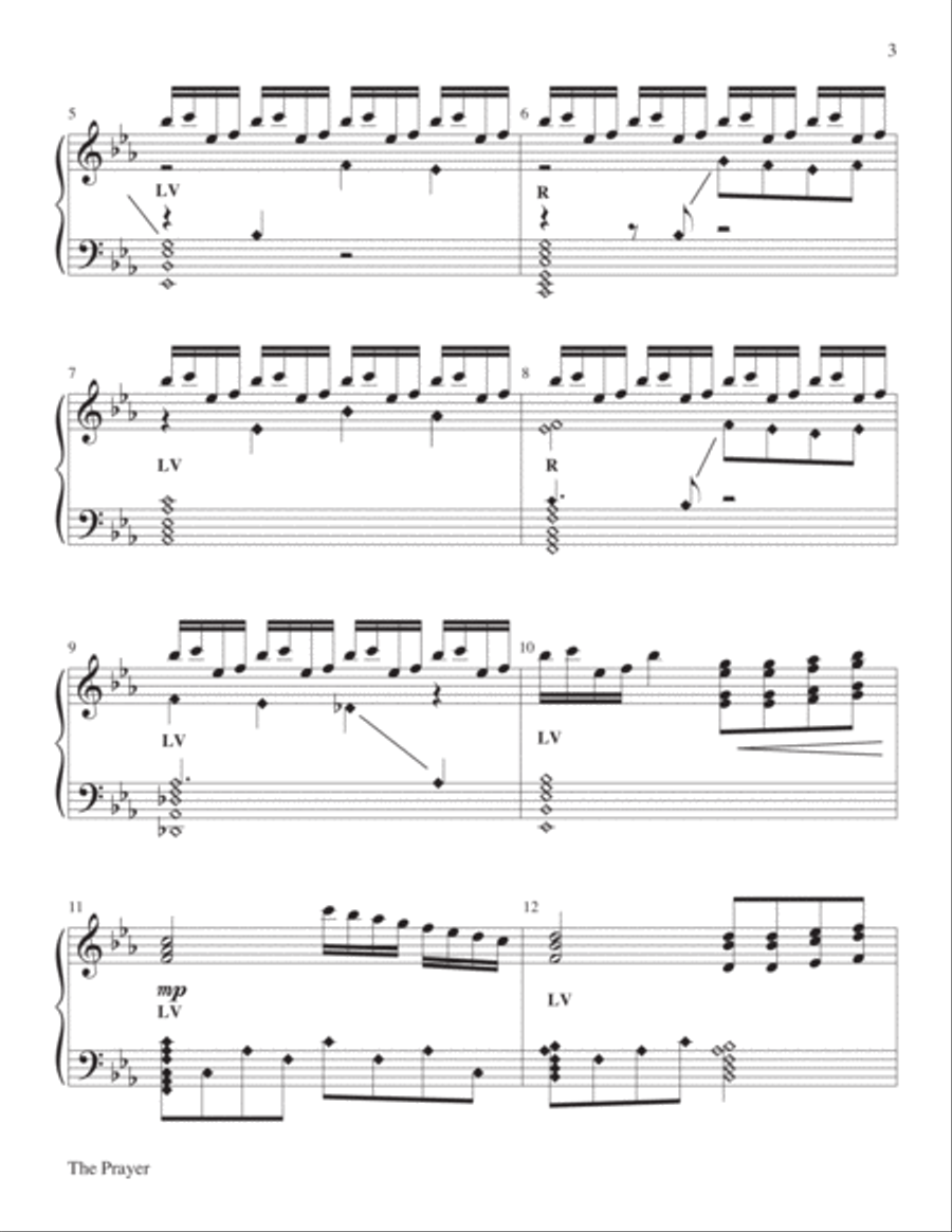 The Prayer 5-Octaves scores gallery preview page 4