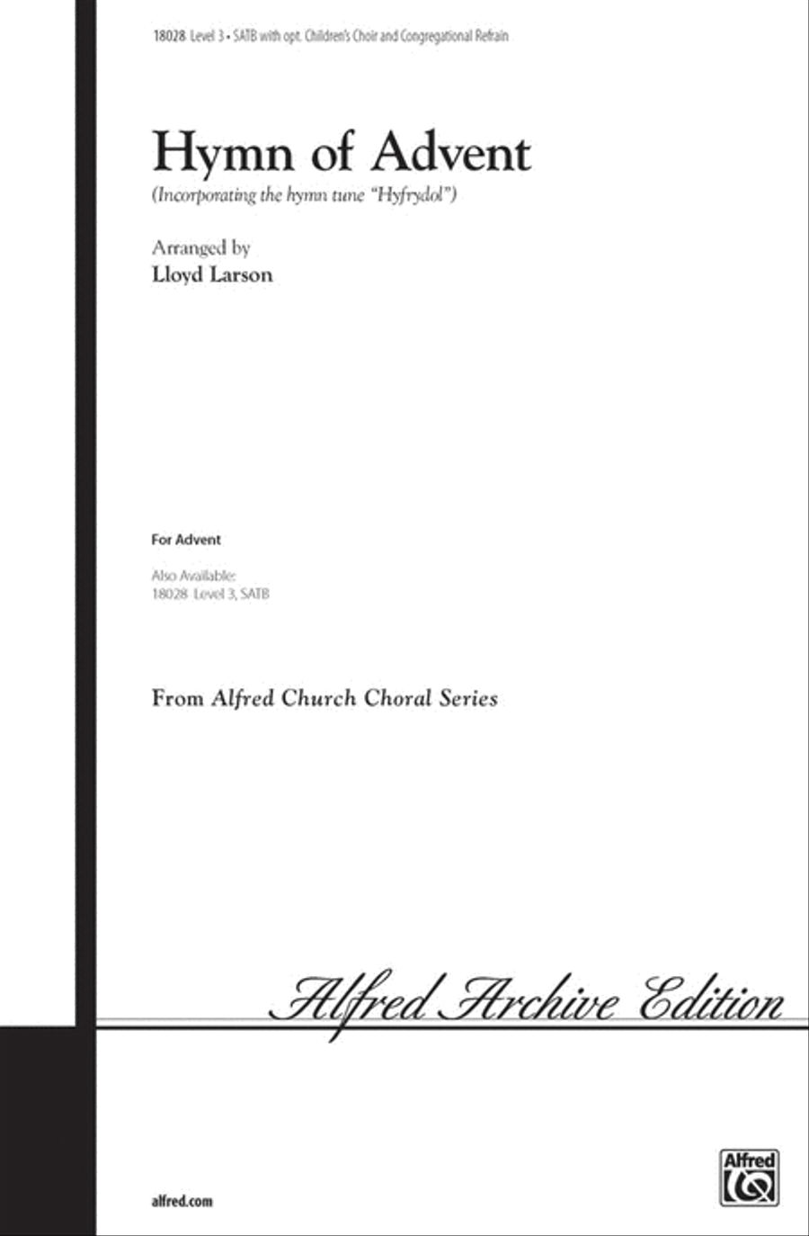 Hymn of Advent 4-Part scores gallery preview page 1