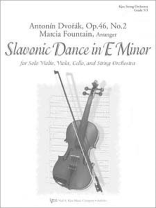 Slavonic Dance in E Minor - Score